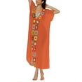 thumbnail image 5 of Robe d'Été Ample pour Femmes Kimono Fluide Cardigan Ouvert Robe Aguichant Blouse Imprimée Robe Longue Ample Cardigan Ouvert pour Femmes Robe Longue d'Été pour Femmes, 5 of 5