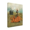 thumbnail image 4 of Canvas Wall Art - Christine Rotolo 'Halloween Witch with Pumpkin' Wall Art for Living Room, Bedroom, or Office Décor by Trademark Fine Art - 24 x 32 Inches, 4 of 4