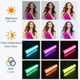 thumbnail image 3 of Andoer RGB LED Video Light Wand Stick de luz de mano 2800K-8500K Temperatura de color Regulable sin escalonamientos Andoer-2 Lámpara de fotografía, 3 of 6