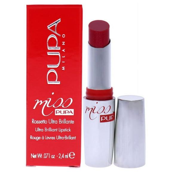 PUPA Milano Miss PUPA Milano Lipstick Makeup, 500 Love Pearly Red, 0.071 oz