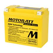 MBTX20U Motobatt 12V AGM Battery