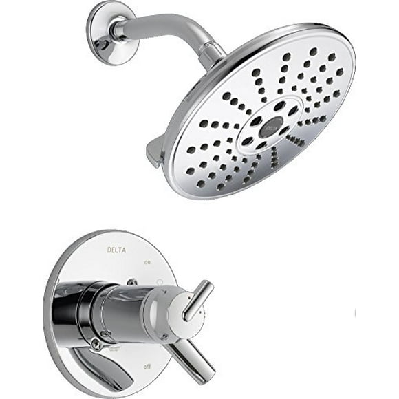Delta Faucet T17T259-H2O Trinsic TempAssure 17T Series Shower Trim with H2Okinetic Technology, Chrome