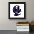 thumbnail image 5 of Gallery Pops My Hero Academia - Fumikage Tokoyami Wall Art, Black Framed Version, 12" x 12", 5 of 5