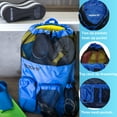 thumbnail image 3 of Sporti Mesh Backpack, Adult Size, Multiple Zips, Adjustable Nylon Straps, 3 of 10