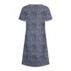 thumbnail image 4 of ICHUANYI Clearance Women's Summer Bohemian Print Short Sleeve Beach Dress Knee Length Dress(Navy, M) ICHUANYI WER2023080705298, 4 of 5