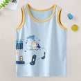 thumbnail image 2 of Kogui Toddler Boy Tank Top Boy Tank Top Toddler Kids Cozy Undershirts Cartoon 2T 3T (Sky Blue,2-3 Years), 2 of 5
