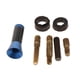 thumbnail image 3 of Mástil de de tornillo de aleación de aluminio negro de fibra rechoncha de radio de carbono 1.4 pulgadas Azul kusrkot Mástil de antena corta para radio de automóvil, 3 of 5