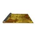 thumbnail image 2 of Ahgly Company Indoor Square Abstract Yellow Modern Area Rugs, 6' Square, 2 of 4