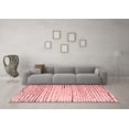 thumbnail image 3 of Ahgly Company Indoor Rectangle Solid Red Modern Area Rugs, 2' x 4', 3 of 4