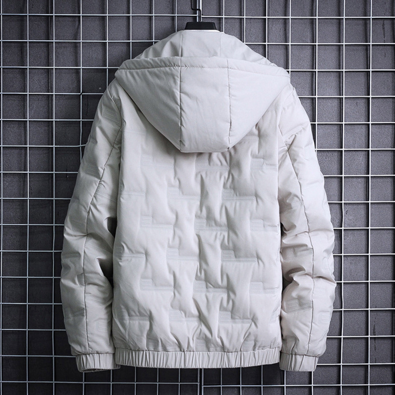 JHLZHS Fall Jackets Mens Winter Padded Padded Jacket with JHLZHS Fall Jackets Mens Winter Padded Padded Jacket with