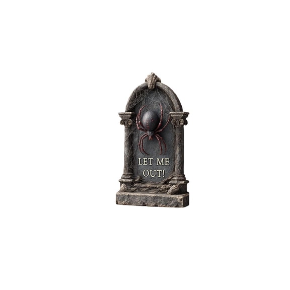 Large Outdoor Halloween Decorations, Spooky Gravestone Tombstone With, Scary Halloween Yard Decor for Lawn Graveyard Display, Single Piece