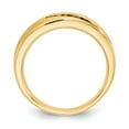 thumbnail image 2 of 14K Yellow Gold Ring Band Men's Diamond Lab Grown Round, Size 8, 2 of 8