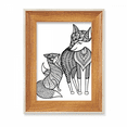 thumbnail image 1 of Paint Fox Friend Company Desktop Wooden Photo Frame Display Picture Art Painting Multiple Sets, 1 of 3