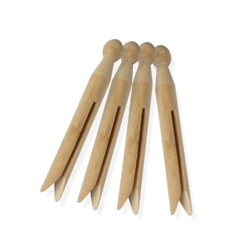 NEW 210 WOODEN PEGS CLOTHES PEGS WASHING LINE AIRER DRY LINE GARDEN WOODEN CLIPS