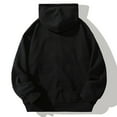 thumbnail image 4 of Herrnalise New Fashion Leisure Winter Loose Pullover Cardigan Zipper Hooded Cotton Coat Thin Coat Long Sleeve Hooded Casual Outwear & Jackets Black, 4 of 4