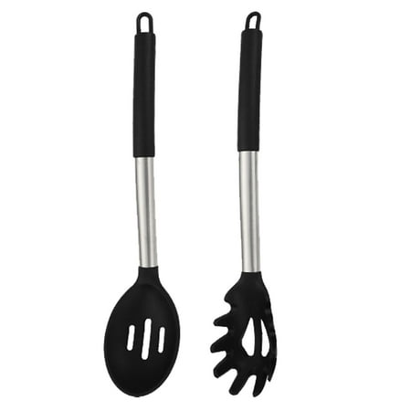 

2Pcs Silicone Cooking Kitchen Utensils Set BPA Free Non-Stick Heat Resistant Best Kitchen Cookware