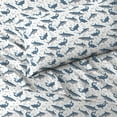 thumbnail image 4 of Dream Factory Multi-Color Sharks Polyester, Microfiber Sheet Sets, Twin, (4 Pieces ), Child, 4 of 6