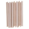 thumbnail image 3 of Rongfmy 50Pcs Round Balsa Wood Sticks Unfinished Woodcraft Stick Dowels Rods for Kindergarten Handmade Craft Model Making Accessories 12cm in Length, 3 of 9