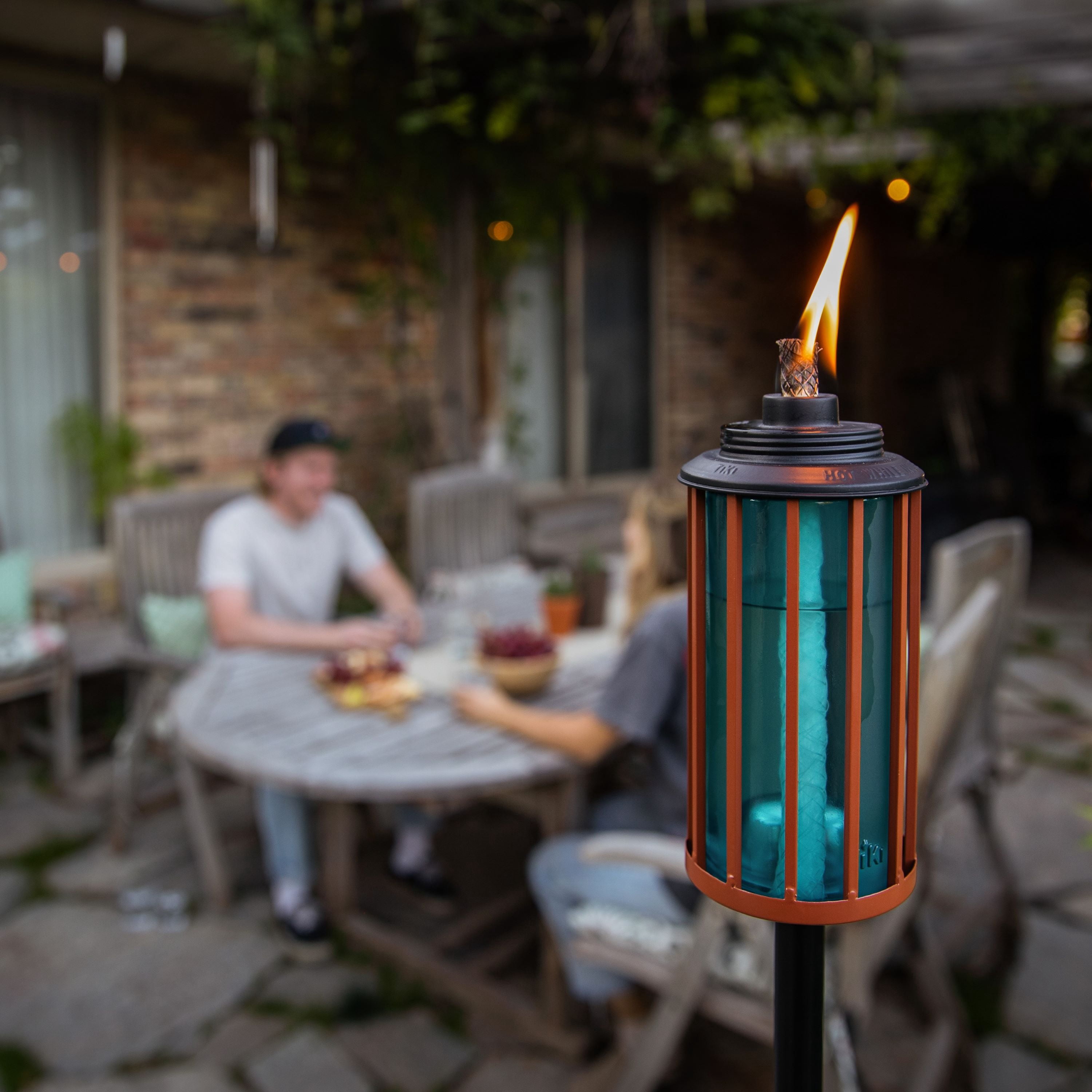 2-Pack 65 Inch TIKI Torch Retro Stripe