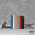 thumbnail image 4 of Handmadetneonsign Bengal Cat Metal Bookends, Bengal Cat Name Bookend, Cat Table Bookshelf Decor 044868, 4 of 4