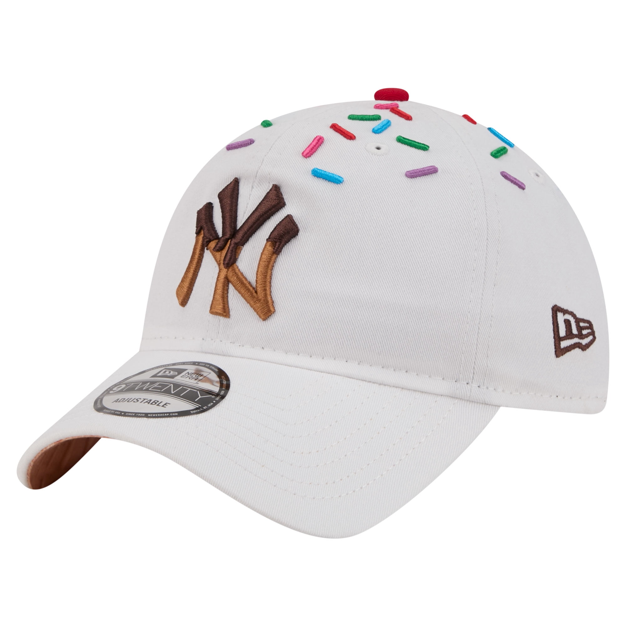 Unisex New Era  White New York Yankees Sprinkle 9TWENTY Adjustable Hat