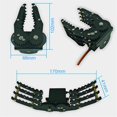 thumbnail image 3 of G6 DIY Metal Robotic Robot Mechanical Standard Claw Gripper Kit Robot Gripper black, 3 of 9