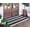 Black Striped, variant on General Grey and White Outdoor Rug 3'x 5' Hand-Woven Cotton Washable Rug Striped Front Porch Rug Indoor/Outdoor Area Rug Floor Mat for Farmhouse/Layered Door Mats/Living Room