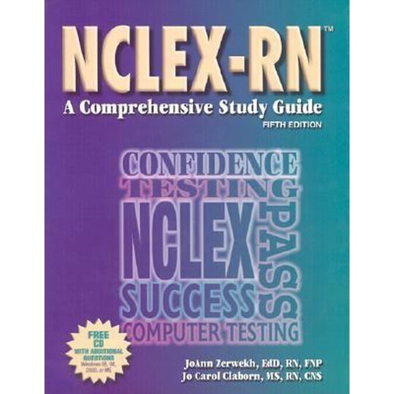 Pre-Owned NCLEX-RN: A Comprehensive Study Guide (Book with Diskette for Windows 3.1, 95, or 98) (Paperback) 1892155044 9781892155047