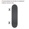 thumbnail image 4 of Unique Bargains Joint de Planche à Roulettes Protecteur de Pont Longboard Anti-Fuite Matériel Noir Forme H, 4 of 5