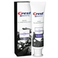 thumbnail image 2 of Crest 3D White Whitening Therapy Charcoal Deep Clean Fluoride Toothpaste, Invigorating Mint, 110 mL, 2 of 14