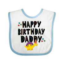 Inktastic Happy Birthday Daddy Party Boys or Girls Baby Bib