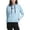 Sky Blue, variant on DKNY Womens Sport Logo Hooded Cotton Sweatshirt