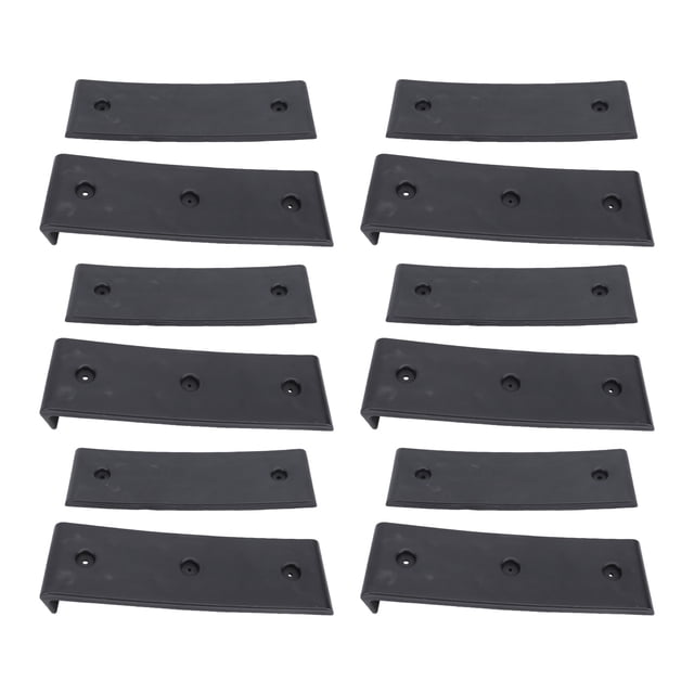 Literas literas slicks, estructura fuerte de 10 piezas corteza litera tobas de remolque negro para cualquier remolque de literas
