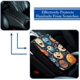 thumbnail image 5 of Bowling Soft Comfortable Furry Printed Armrest Accessory Car Armrest Pad 12.5x8.2 Inch, 5 of 6