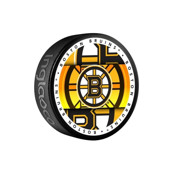 Bruins Officially Licensed Medallion Design Hockey Puck