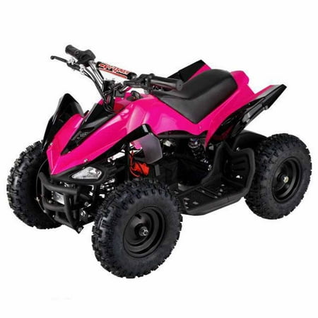 Youth Quad by FamilyGoKarts Hot Pink Kids Electric
