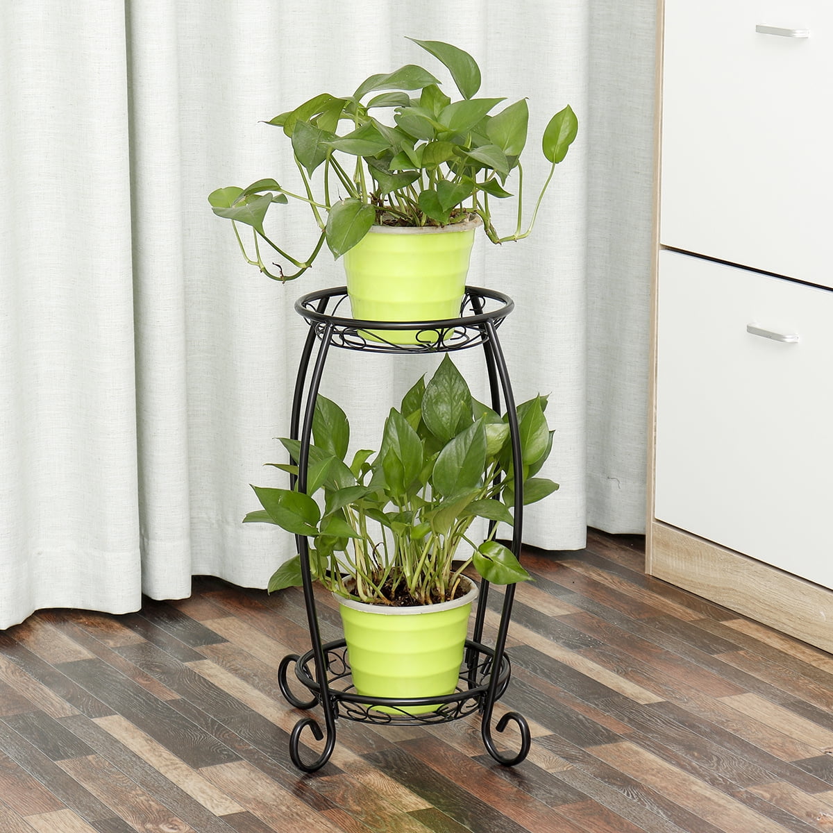 2 Layers Flower Stand Indoor Multistory Flower Stand Rack