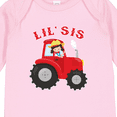 thumbnail image 4 of Inktastic Farmer Tractor Little Sis Girls Long Sleeve Baby Bodysuit, 4 of 5
