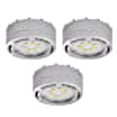 thumbnail image 2 of Kit de Lumière LED sous Armoire 120 Volts (Ensemble de 3 Lumières de Rondelle) (Nickel), 2 of 2