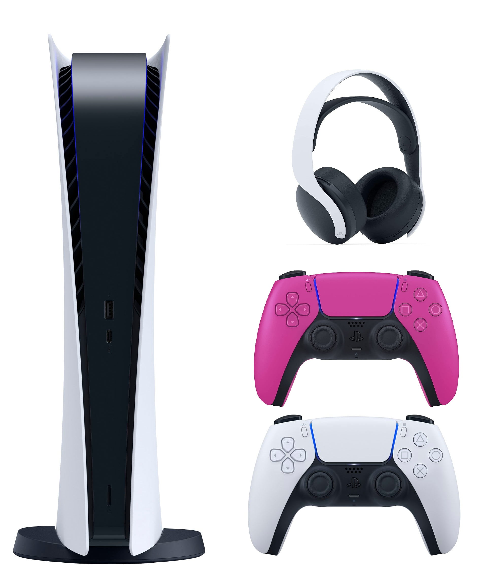 Sony PlayStation 5 Digital Edition Console with PS5 Pink DualSense