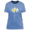 thumbnail image 6 of XCHQRTI Daisy Shirt Womens Be Kind Graphic Casual Short Sleeve Tee Top, 6 of 9