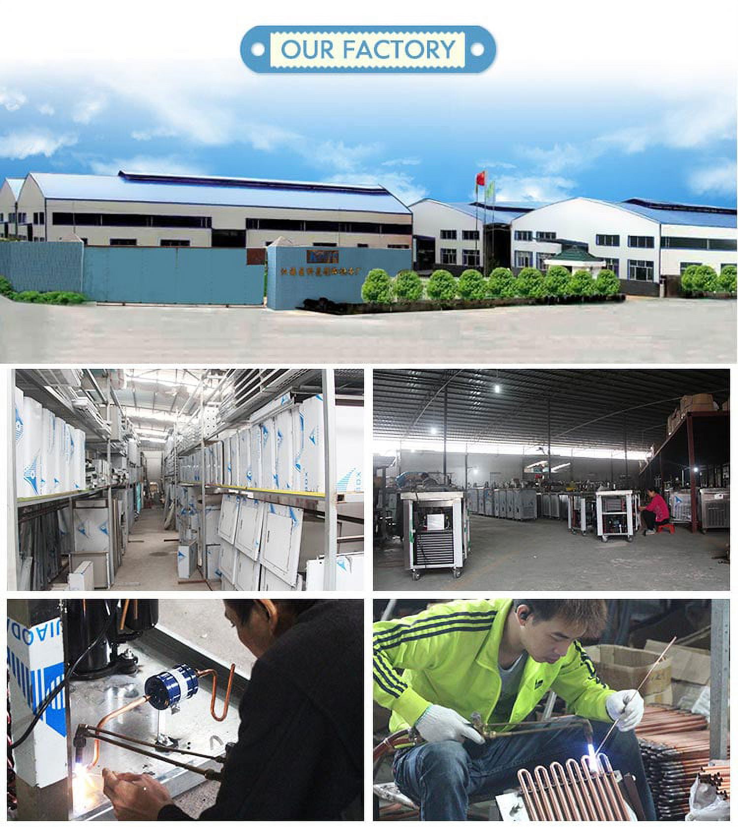 Kolice ETL Commercial Countertop 7 Flavors Soft Serve Ice Cream Machine-Transperant Dispenser, Upper Tanks Refrigerated