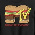 thumbnail image 3 of MTV Logo - Burger Logo - Toddler And Youth Crewneck Fleece Sweatshirt, 3 of 5