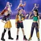 thumbnail image 1 of K ids G irls KPop Demon Hunters Cosplay Rumi Mira Zoey Costume Fancy Dress Outfits costume, 1 of 2