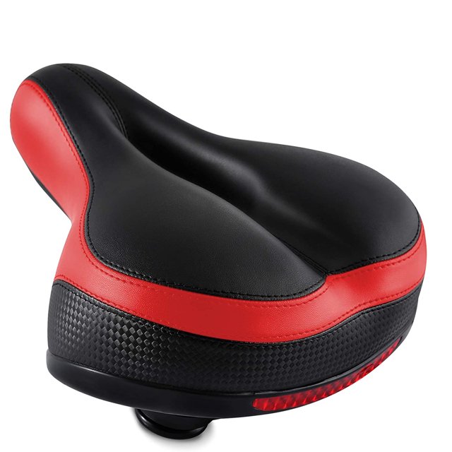 Sillín de bicicleta, sillín de bicicleta urbano cómodo y ergonómico, sillín de bicicleta, tijas de sillín de bicicleta blandas y anchas, universal para todas las bicicletas, mujeres y hombres Adepaton LKX-0357-2