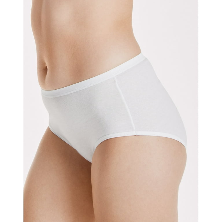 Hanes Ultimate Women's Breathable Brief Underwear, 6-Pack  White/White/White/White/White/White 9