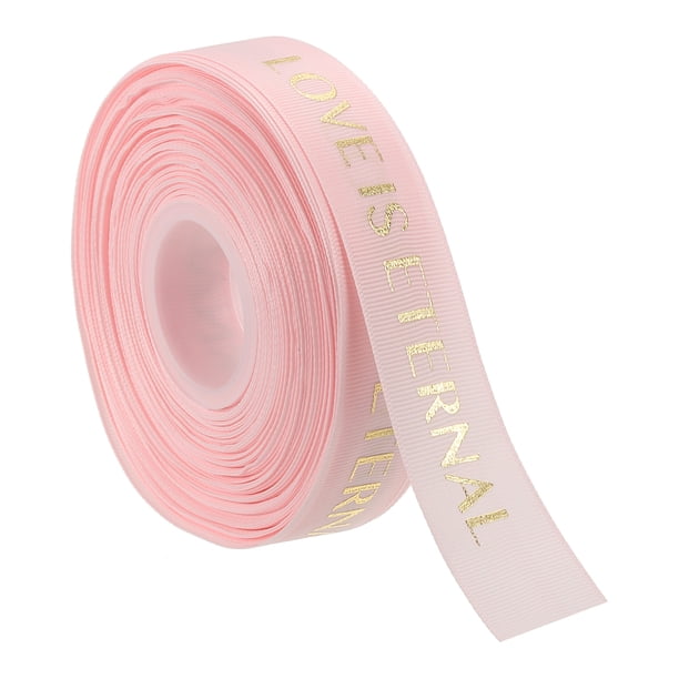 Cinta de grosgrain Unique Bargains 25mm 45m San Valentín Estampado Amor Es Eterno