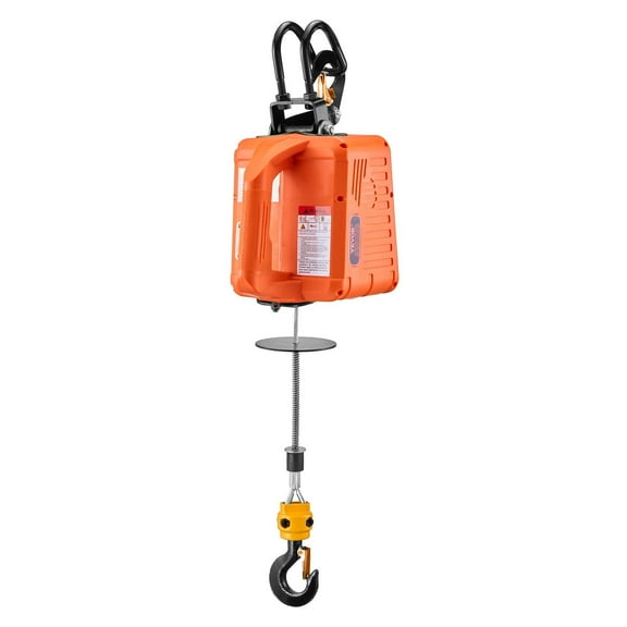 3-in-1 Portable Electric Hoist Winch - 1100LBS Capacity with Wired & Wireless Remote Control, Heavy-Duty Lifting for Garage, Warehouse, and Construction