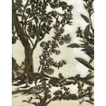 thumbnail image 2 of Zarris, Chariklia 26x32 White Modern Wood Framed Museum Art Print Titled - Teahouse Chinoiserie II, 2 of 4