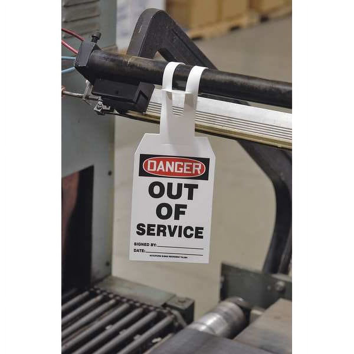 Accuform Blank Tag,5-1/4 x 3-1/4 In,Wht,PK25 TAL370
